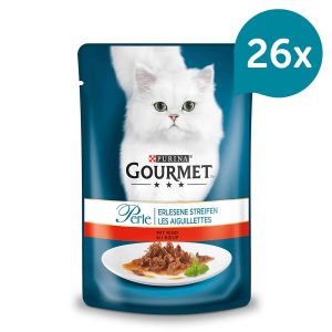 GOURMET Perle Erlesene Streifen in Sauce Rind 26x85g