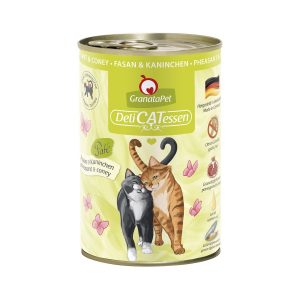 GranataPet Katze – Delicatessen Dose Fasan & Kaninchen 12x400g