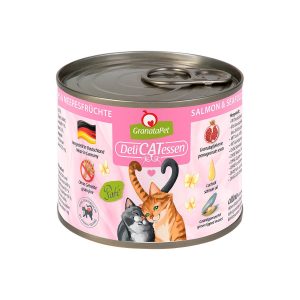 GranataPet Katze – Delicatessen Dose Lachs & Meeresfrüchte 12x200g