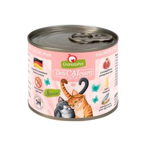 GranataPet Katze – Delicatessen Dose Lachs PUR 12x185g