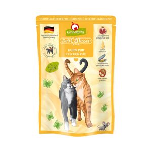 GranataPet Katze – Delicatessen Pouch Huhn PUR 12x85g