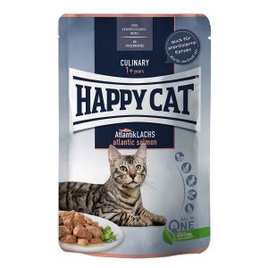 Happy Cat Culinary Meat in Sauce Atlantik Lachs Pouch 48x85g