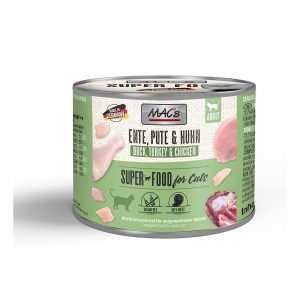 MAC’s Cat Fleischmenü Ente Pute Huhn 6x200g