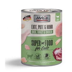 MAC’s Cat Fleischmenü Ente, Pute und Huhn 6x800g