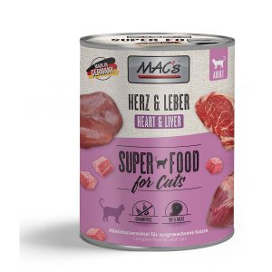 MAC’s Cat Fleischmenü Herz und Leber 12x800g