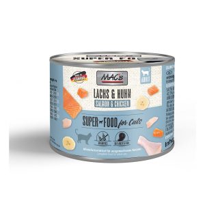 MAC’s Cat Fleischmenü Lachs und Hühnchen 12x200g