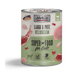 MAC’s Cat Fleischmenü Lamm und Pute 12x800g