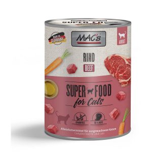 MAC’s Cat Fleischmenü mit Rind 12x800g