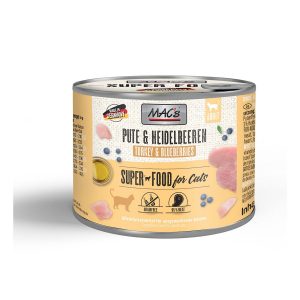 MAC’s Cat Fleischmenü Pute und Heidelbeeren 12x200g