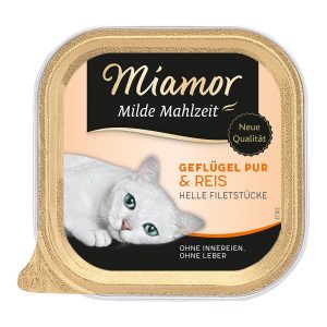 Miamor Milde Mahlzeit Geflügel Pur & Reis 32x100g
