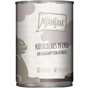 MjAMjAM köstliches Pferd an gedämpftem Kürbis 24x400g