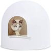 pidan Katzentoilette in Igluform, extra großes Kupel-Katzenklo, hundesichere Katzentoilette mit modernem minimalistischem Design, Gewinner des Möbel Dot Design Award 2016