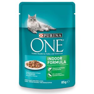 PURINA ONE INDOOR FORMULA in Sauce Thunfisch 24x85g