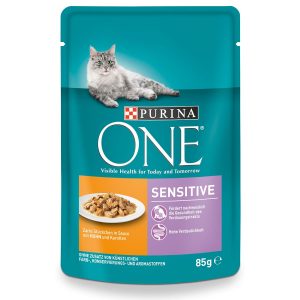 PURINA ONE SENSITIVE in Sauce Huhn 24x85g