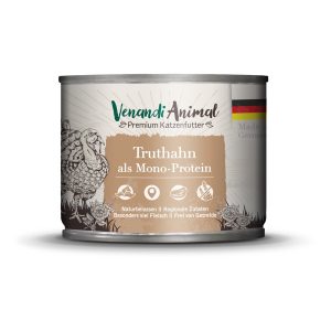Venandi Animal – Truthahn als Monoprotein 24x200g