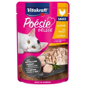 Vitakraft Poésie DéliSauce & Hühnerfilet 23x85g